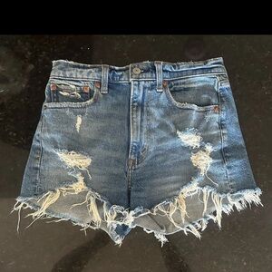 Abercrombie High-Rise Mom Shorts